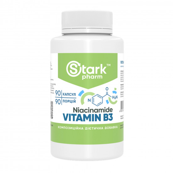 Niacinamide Vitamin B3 500mg - 90 caps