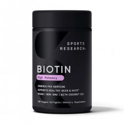 Biotin 5000mcg - 120 veg softgels