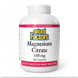 Magnesium Citrate 150mg - 180 caps