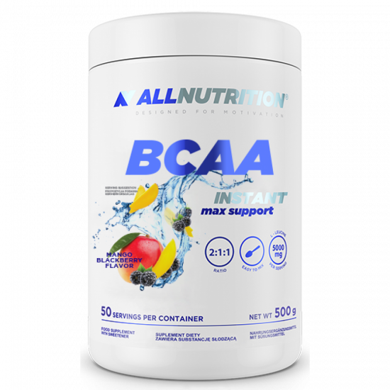 Allnutrition BCAA Max Support Instant - 500g Mango Blackberry 100-47-6345631-20 Allnutrition BCAA Max Support Instant - 500g Mango Blackberry 100-47-6345631-20