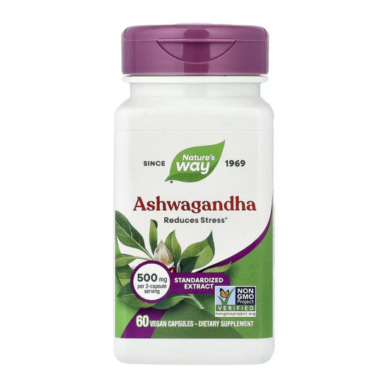 Nature's Way Ashwagandha - 60 vcaps 2022-10-1065