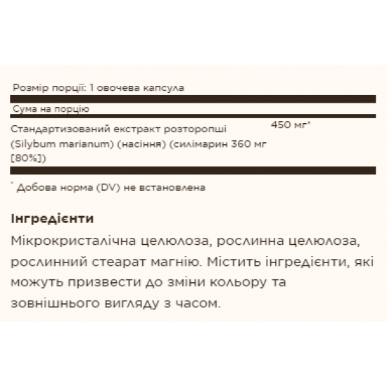 Solgar FP Milk Thistle - 100 vcaps 2022-10-2995