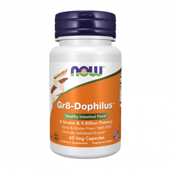 Now Foods Gr8-Dophilus™ - 60 vcaps 2023-10-5241 Now Foods Gr8-Dophilus™ - 60 vcaps 2023-10-5241