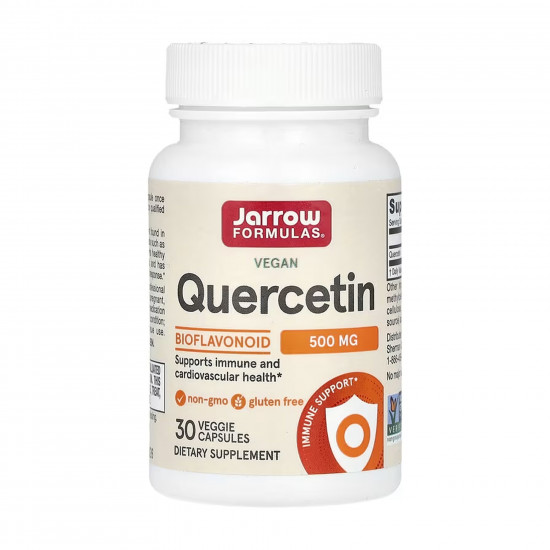 Jarrow Formulas Quercetin 500mg - 30 vcaps 2023-10-5571 Jarrow Formulas Quercetin 500mg - 30 vcaps 2023-10-5571