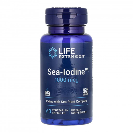 Life Extension Sea-Iodine™ 1000mcg - 60 vcaps (До 11.26) 2024-11-0446