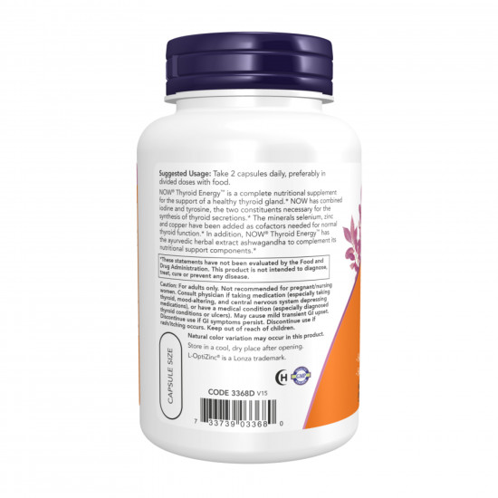 Now Foods Thyroid Energy - 90 vcaps 2023-10-2510