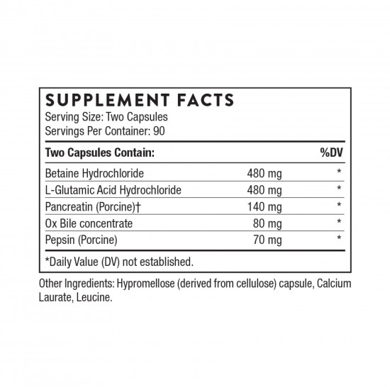 Thorne Advanced Digestive Enzymes - 180 caps (До 09.26) 2023-10-7775