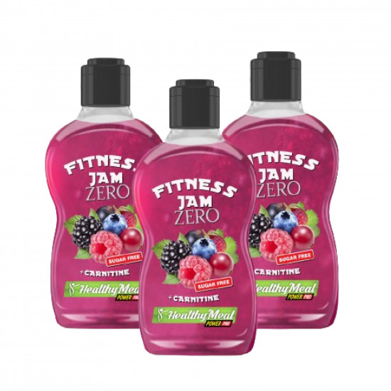 Power Pro Fitnes Jam Sugar Free + L Carnitine - 200g Forest Fruit (Пошкоджена банка) 2024-11-0504
