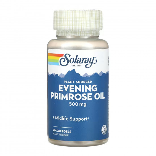 Solaray High Potency Evening Primrose 500mg - 90 softgels 2023-10-6716