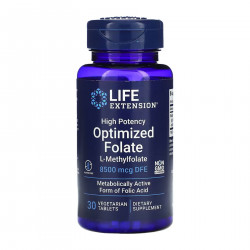 High Potency Optimized Folate 8500 mcg DFE - 30 tabs (До 07.25)
