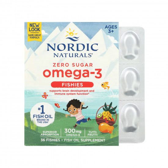 Nordic Naturals Nordic Omega-3 - 36 Fishies 2023-10-5940 Nordic Naturals Nordic Omega-3 - 36 Fishies 2023-10-5940