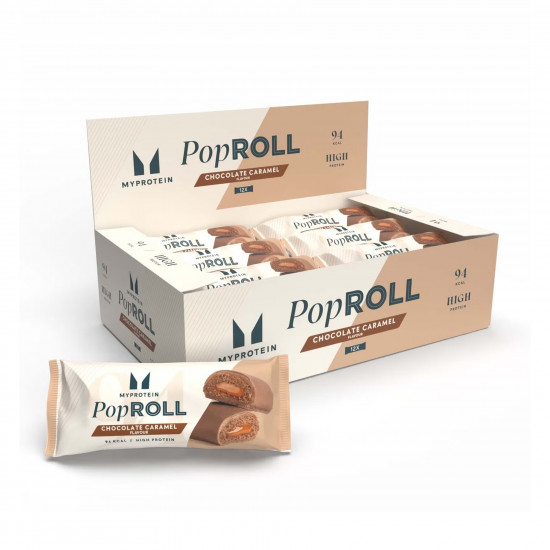 Myprotein Pop Rolls - 12x27g Chocolate Caramel 2023-10-6580