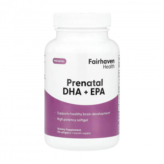 Fairhaven Health Prenatal DHA + EPA - 90 softgels 2023-10-6673