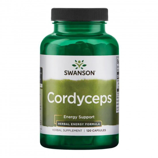 Swanson Cordyceps 600 mg - 120 Capsules 100-31-9098062-20