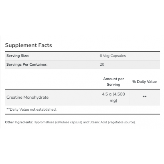 Now Foods Creatine 750mg - 120 caps 2022-10-1406