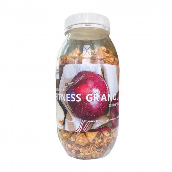 Craft Whey Fitness Granola - 450g Apple with protein 2023-10-5734 Craft Whey Fitness Granola - 450g Apple with protein 2023-10-5734
