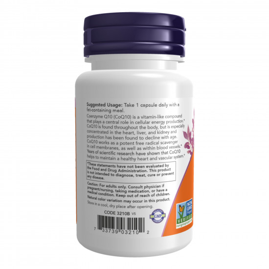 Now Foods CoQ10 100mg - 90 vcaps 2022-10-2625