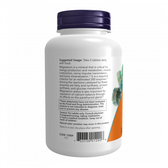 Now Foods Magnesium Citrate 200mg - 250 tabs 2022-10-2364