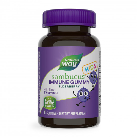Nature's Way Sambucus Kids Immune Gummy - 40 gummies 2023-10-6434