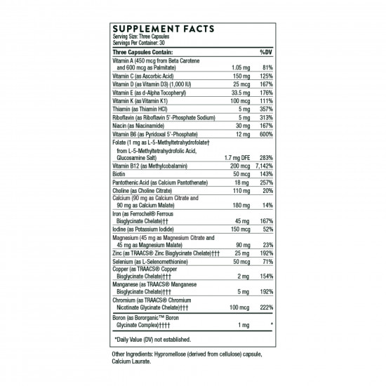 Thorne Basic Prenatal - 90 caps 2023-10-3087