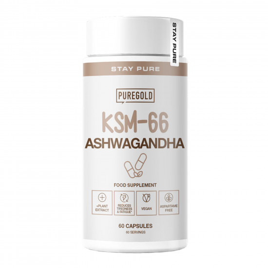 Pure Gold KSM-66 Ashwagandha - 60 caps 2023-10-6044