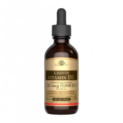 Liquid Vitamin D3 (Cholecalciferol) 125 mcg (5,000 IU) - 59ml Natural Orange