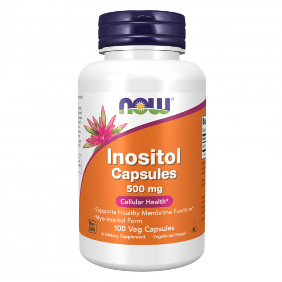 Now Foods Inositol 500mg - 100caps 100-74-1287282-20 Now Foods Inositol 500mg - 100caps 100-74-1287282-20