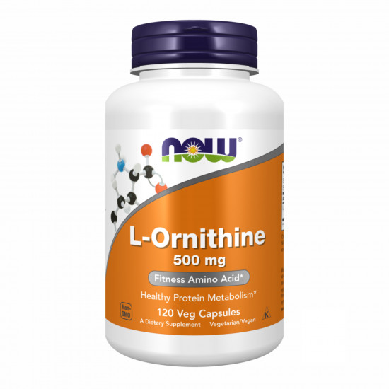 Now Foods ORNITHINE 500mg - 120 vcaps 2022-09-1171