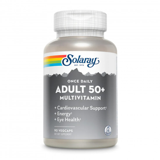 Solaray Once Daily Adult 50+ Multi - 90 vcaps 2023-10-2152