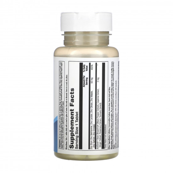 KAL Zinc 50mg - 60 tabs 2023-10-3418