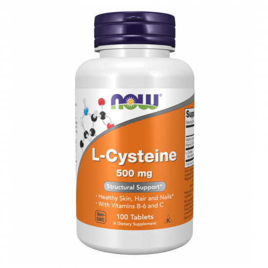 Now Foods Cysteine 500mg - 100 tabs 2022-10-0649