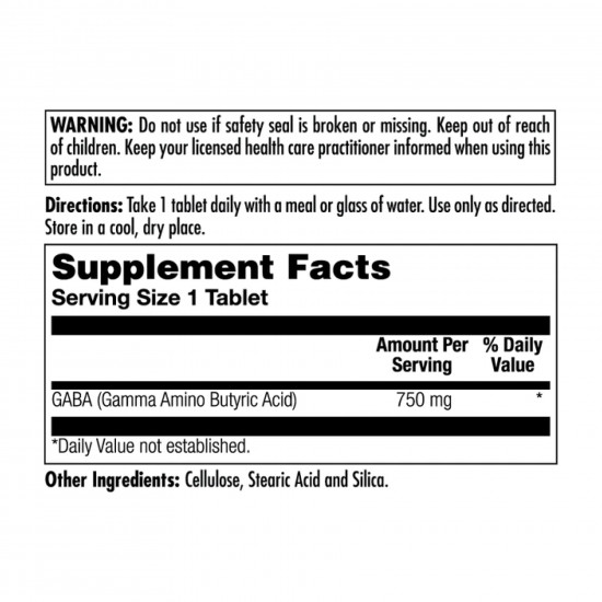 KAL Gaba 750mg - 90 tabs 2023-10-2153