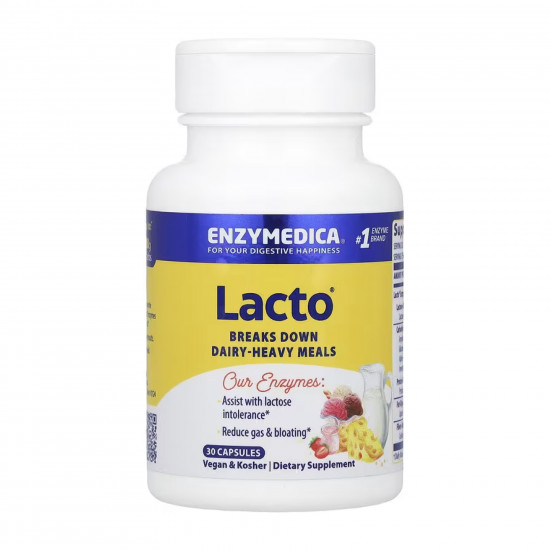 Enzymedica Lacto - 30 caps (До 09.25) 2023-10-4735 Enzymedica Lacto - 30 caps (До 09.25) 2023-10-4735