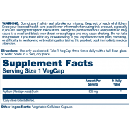 Psyllium Husk 525mg - 100 vcaps (Пошкоджена банка)