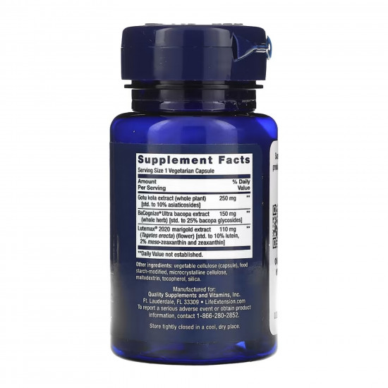 Life Extension Quick Brain Nootropic - 30 vcaps (До 01.27) 2024-11-0507
