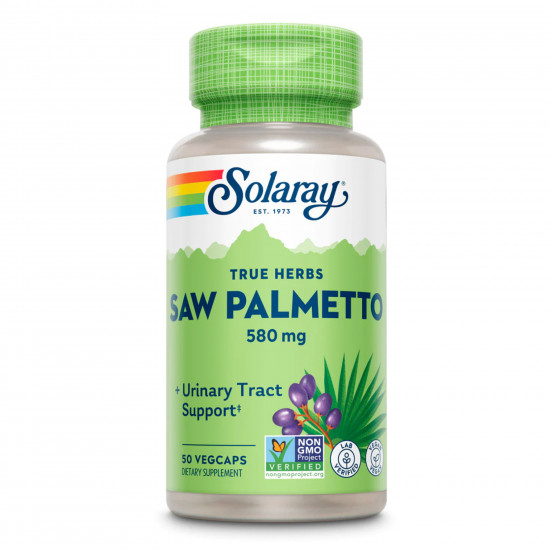 Solaray Saw Palmetto Berry 580mg - 50 vcaps 2022-10-1781