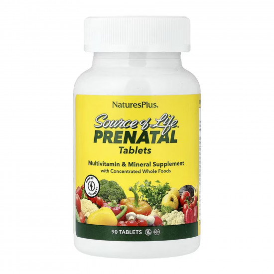 Nature's Plus Source of Life® Prenatal - 90 tabs 2023-10-6834