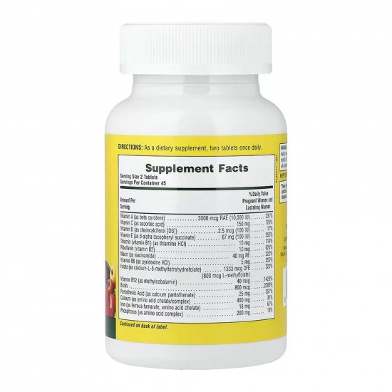 Nature's Plus Source of Life® Prenatal - 90 tabs 2023-10-6834