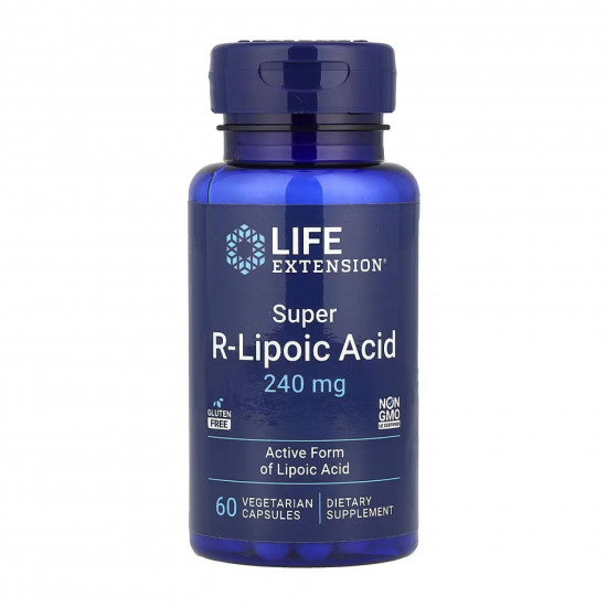 Super R-Lipoic Acid 240 mg - 60 vcaps Super R-Lipoic Acid 240 mg - 60 vcaps