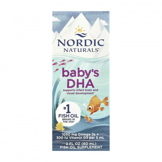 Nordic Naturals Baby's DHA - 60 ml 2023-10-5944 Nordic Naturals Baby's DHA - 60 ml 2023-10-5944