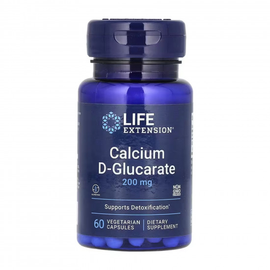 Life Extension Calcium D-Glucarate 200mg - 60 vcaps 2023-10-4700 Life Extension Calcium D-Glucarate 200mg - 60 vcaps 2023-10-4700