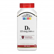 D3 125 mcg (5000 IU) - 360 tabs