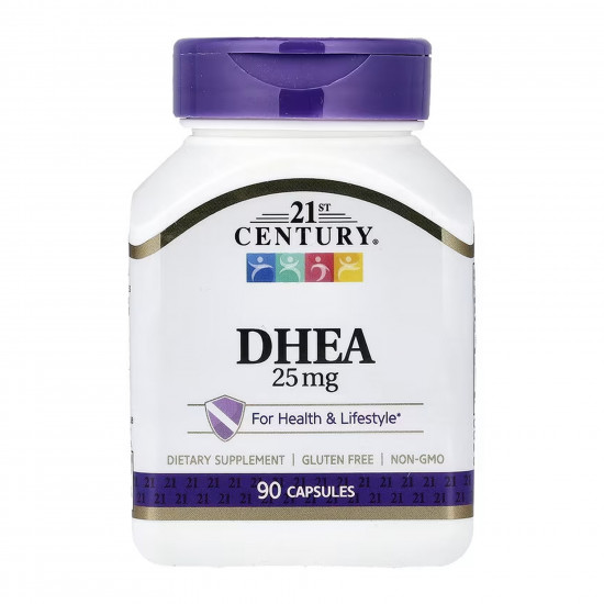 21st Century DHEA 25 mg - 90 caps 100-80-7723007-20
