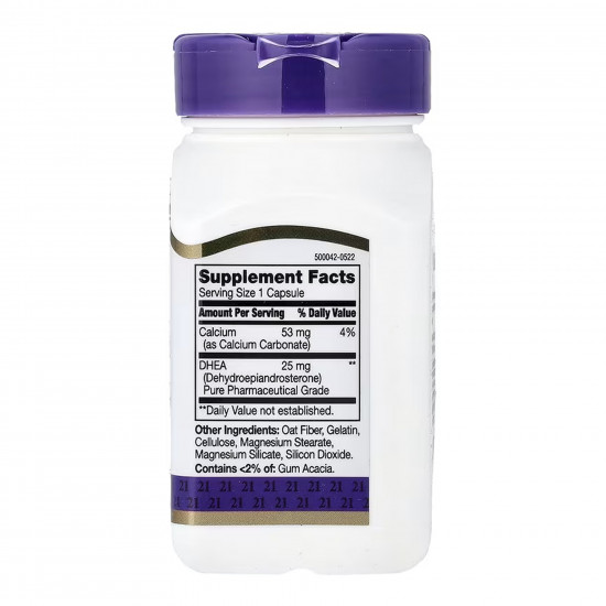 21st Century DHEA 25 mg - 90 caps 100-80-7723007-20