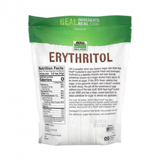 Now Foods Erythritol - 1134g 2023-10-5255