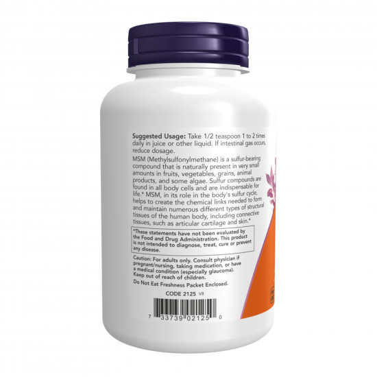 Now Foods MSM Powder - 454g 2023-10-3795