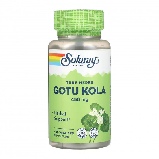 Solaray Gotu Kola Aerial 450mg - 100 vcaps 2023-10-6721