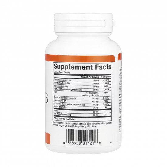 Natural Factors Hi Potency B Complex 50mg - 90 caps 2023-10-6538