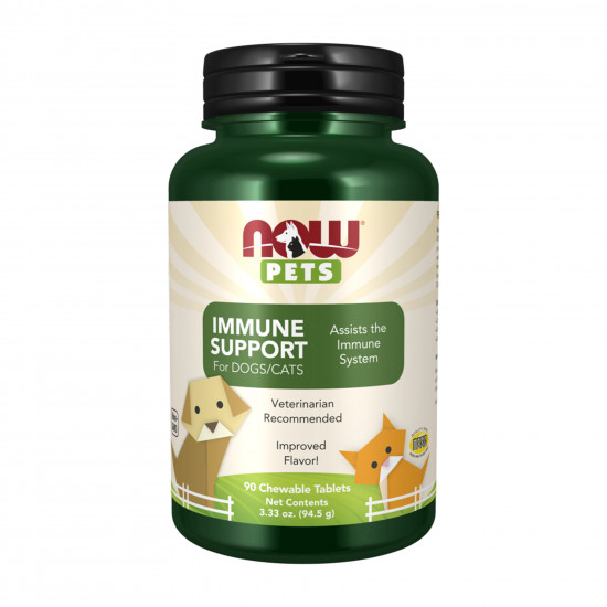 Now Foods Immune Support Chewable for Dogs & Cats - 90 tabs (До 10.25) 2023-10-5684 Now Foods Immune Support Chewable for Dogs & Cats - 90 tabs (До 10.25) 2023-10-5684