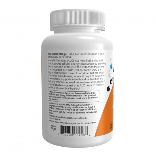 Now Foods L-Carnitine Pure Powder - 85g 2023-10-4527